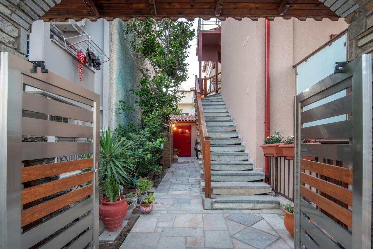 サルティStavros Houseアパートメント エクステリア 写真